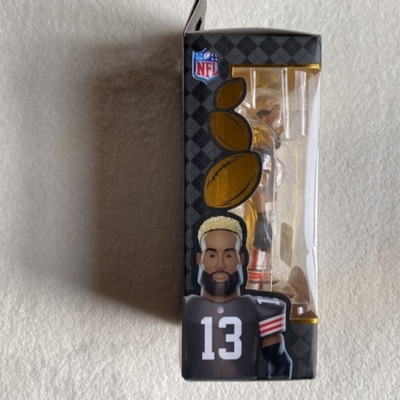 New Odell Beckham Jr. Funko Gold 5" NFL Cleveland Browns - Picture 4 of 5